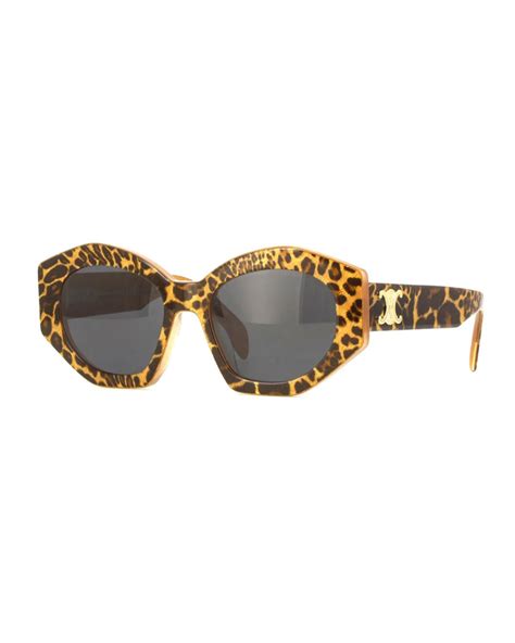 celine leopard sunglasses|Celine.